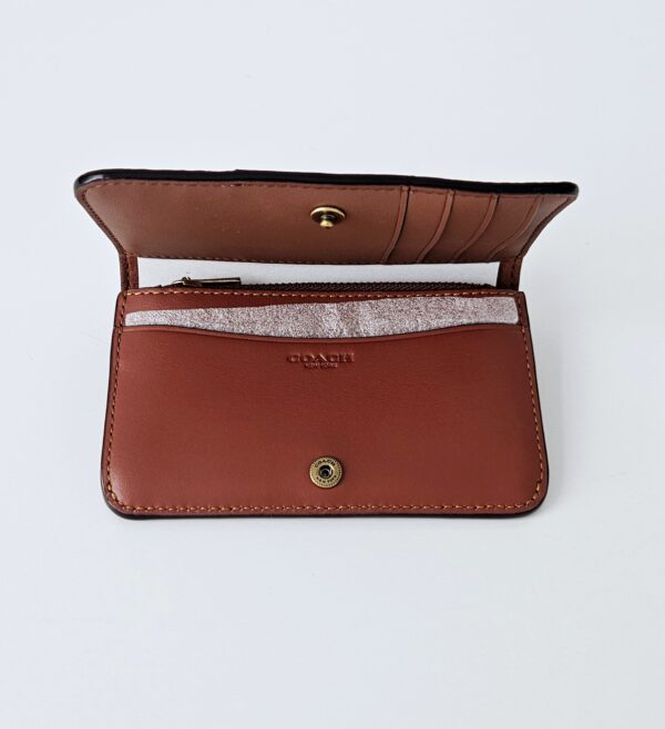 COACH Slim Card Case In Signature Canvas - Image 4