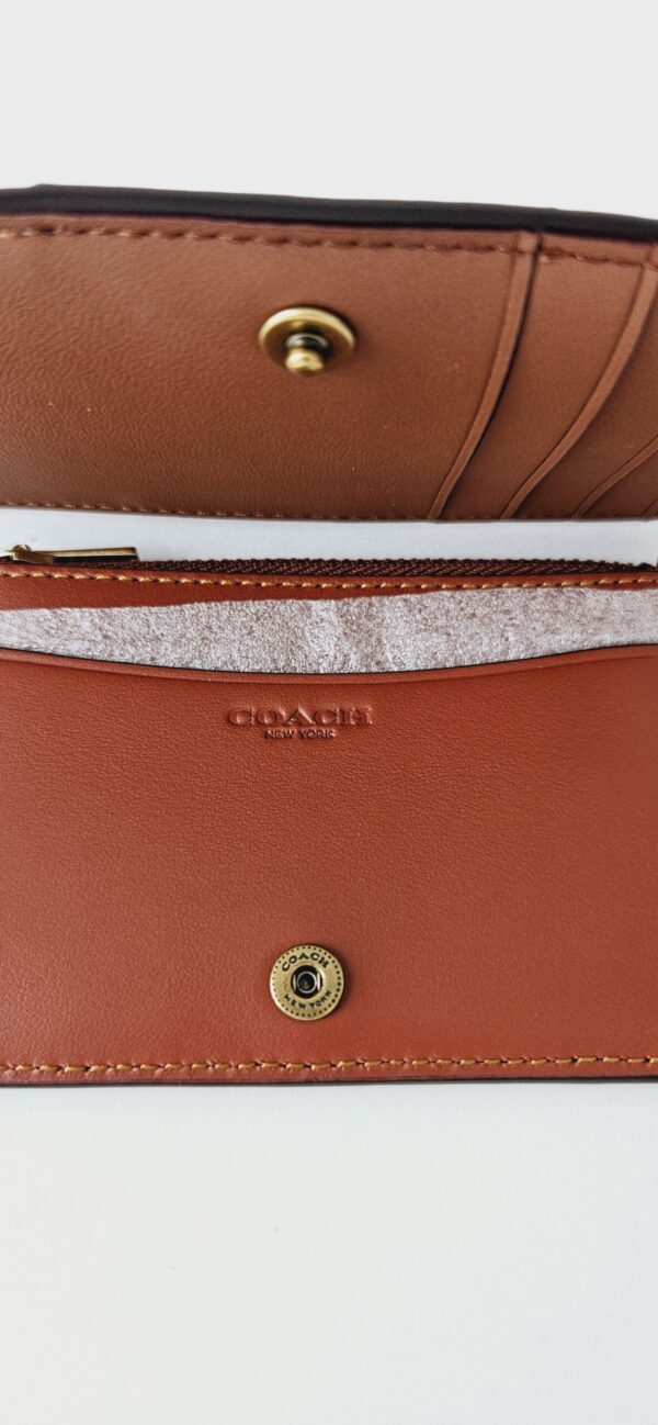 COACH Slim Card Case In Signature Canvas - Image 5