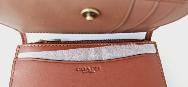 COACH Slim Card Case In Signature Canvas - Image 6