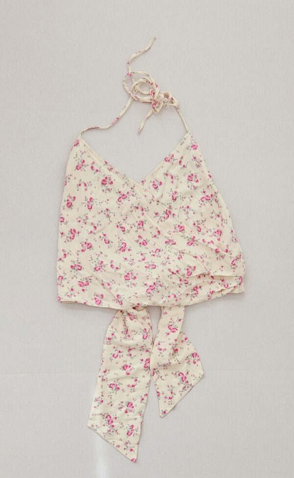 ZARA Tie Halter Top - Image 2