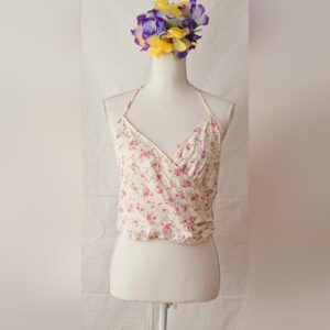 ZARA Tie Halter Top